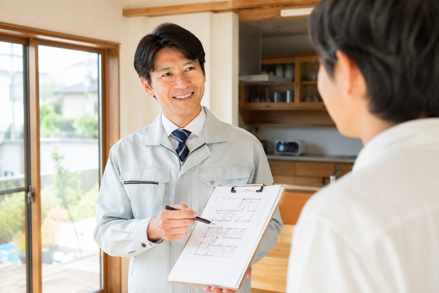 最初から最後まで、大工である職人が直接対応