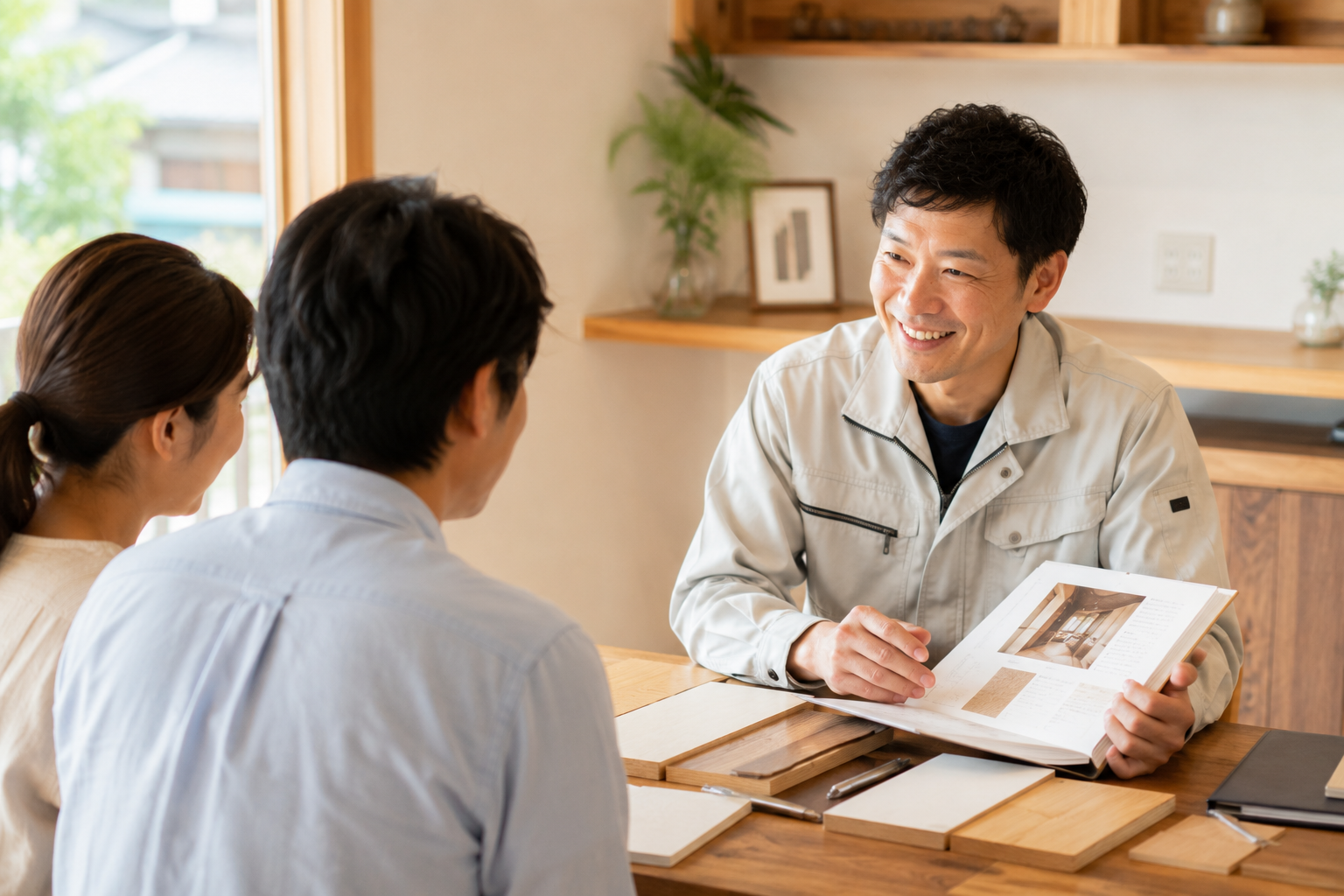 無理に工事をすすめない、顧客第一の姿勢